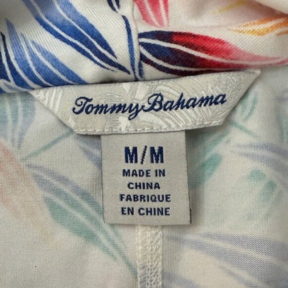 Tommy Bahama Sleeveless Tropical Palm Floral Maxi Dress Summer Resortwear Size M - Picture 5 of 5